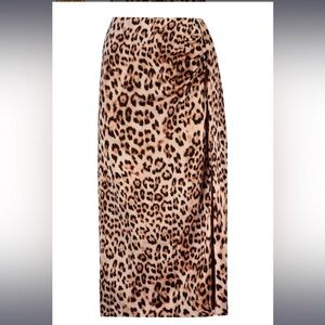 Leopard Print Maxi Skirt